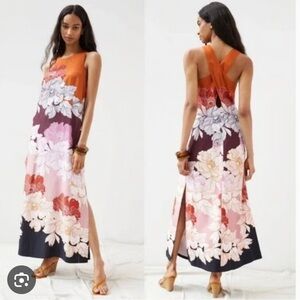 Anthropologie Maeve Floral Maxi Dress (Medium)